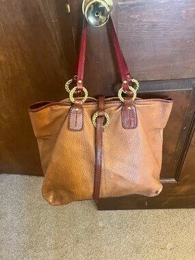 Valentino Garavani Brown Leather Tote